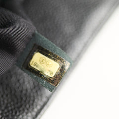 Chanel Paris-Edinburgh Quilted Flap Tote Black Caviar