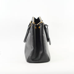 Prada Galleria Large Saffiano Tote Black