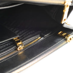 Prada Galleria Large Saffiano Tote Black