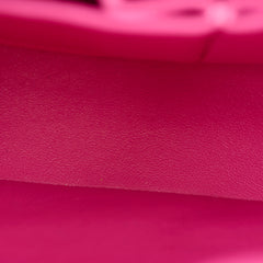 Chanel M/L Classic Flap Chevron Lambskin Fuchsia