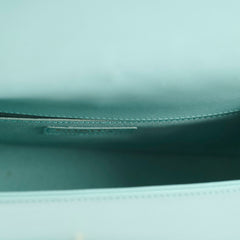 Chanel Old Medium Boy Chevron Calfskin Tiffany Blue