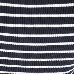 Gucci Striped Short Sleeve Wool Top - Size L