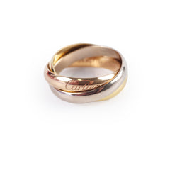 Cartier Classic Model Trinity Ring Size 51