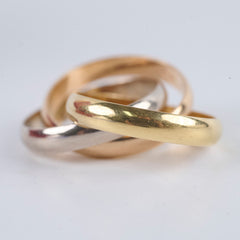 Cartier Classic Model Trinity Ring Size 51