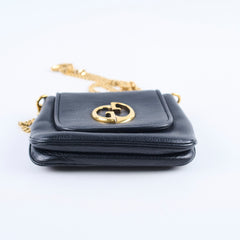 Gucci Small 1973 with Chain Bag Black
