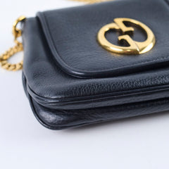 Gucci Small 1973 with Chain Bag Black