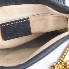 Gucci Small 1973 with Chain Bag Black