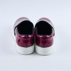 Celine Burgundy Slip On Leather Loafers size 37