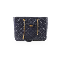 Chanel Navy Reissue Tote Bag