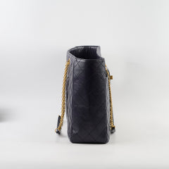 Chanel Navy Reissue Tote Bag