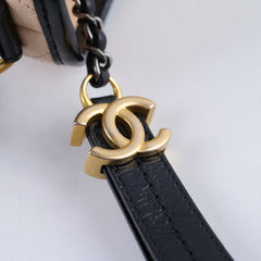 Chanel Gabrielle Bag Small Beige and Black