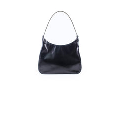 Prada Metal Handle Shoulder Bag