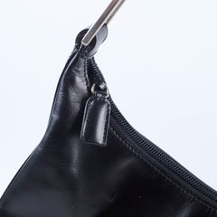 Prada Metal Handle Shoulder Bag