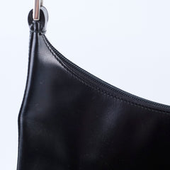 Prada Metal Handle Shoulder Bag