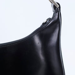 Prada Metal Handle Shoulder Bag