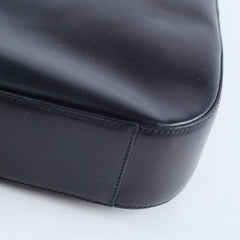 Prada Metal Handle Shoulder Bag