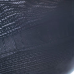 Prada Metal Handle Shoulder Bag