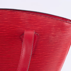 Louis Vuitton Red Epi Saint Jacques Bag