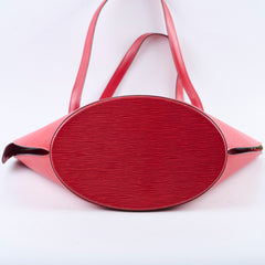 Louis Vuitton Red Epi Saint Jacques Bag