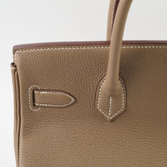 Hermes Birkin 30 Etoupe Togo - Stamp B