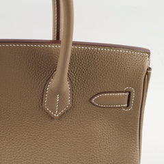 Hermes Birkin 30 Etoupe Togo - Stamp B