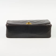 Chanel Vintage Lambskin Medium Diana Black