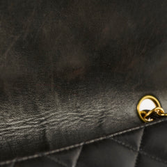 Chanel Vintage Lambskin Medium Diana Black