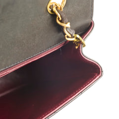 Chanel Vintage Lambskin Medium Diana Black