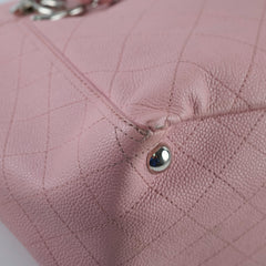Deal of The Week - Chanel Small CC Pocket Pink Tote Caviar Leather SHW