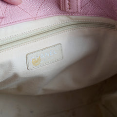 Deal of The Week - Chanel Small CC Pocket Pink Tote Caviar Leather SHW