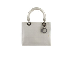 Christian Dior Medium Lady Dior White