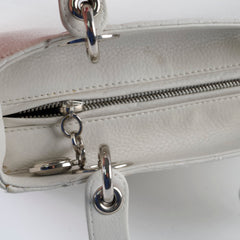 Christian Dior Medium Lady Dior White