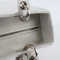 Christian Dior Medium Lady Dior White