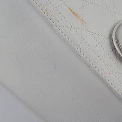 Christian Dior Medium Lady Dior White
