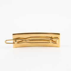 Dior Logo Barrette Hair Clip Black/Gold