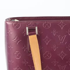 Louis Vuitton Matte Stockton Vernis Purple Tote