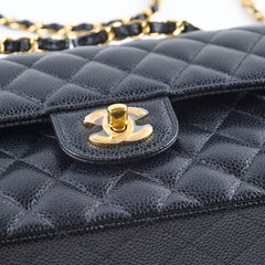 Chanel Classic Flap Small Caviar Black - Microchipped