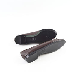 Chanel Ballet Flats Chocolate Brown Size 38