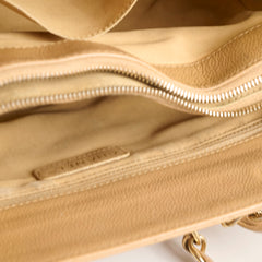 Chanel Grand Shopper Tote GST Dark Beige Caviar