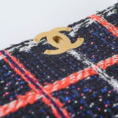 Chanel 19 Bag Medium Tweed Navy, Black