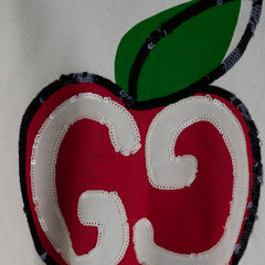 Gucci Unisex Apple Sequin Hoodie Size XS