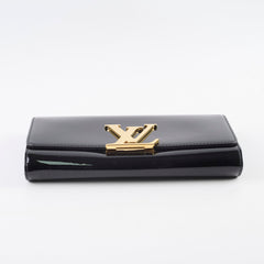 Louis Vuitton Vernis Louise Clutch Black