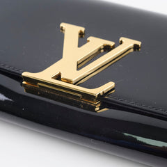 Louis Vuitton Vernis Louise Clutch Black