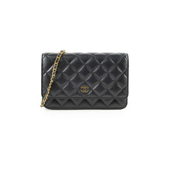Chanel Caviar Wallet on Chain WOC Black GHW Microchipped
