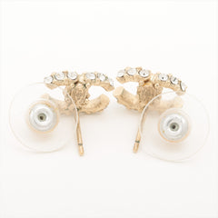 Chanel CC PM Earrings Gold (Costume Jewellery)