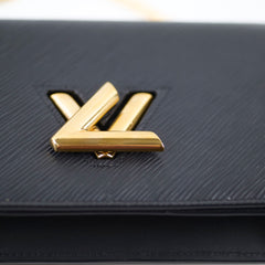 Louis Vuitton Twist Wallet On Chain Black