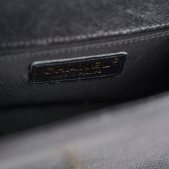 Chanel Small Boy Caviar Chevron Black 2019