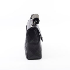 Chanel Vintage Caviar Single Flap Jumbo Black 9 Series