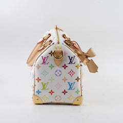 Louis Vuitton x TM Speedy 25 Bandouliere Multicolor White