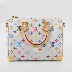 Louis Vuitton x TM Speedy 25 Bandouliere Multicolor White